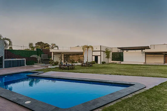 Quinta Florencia - Cocina y área de barra